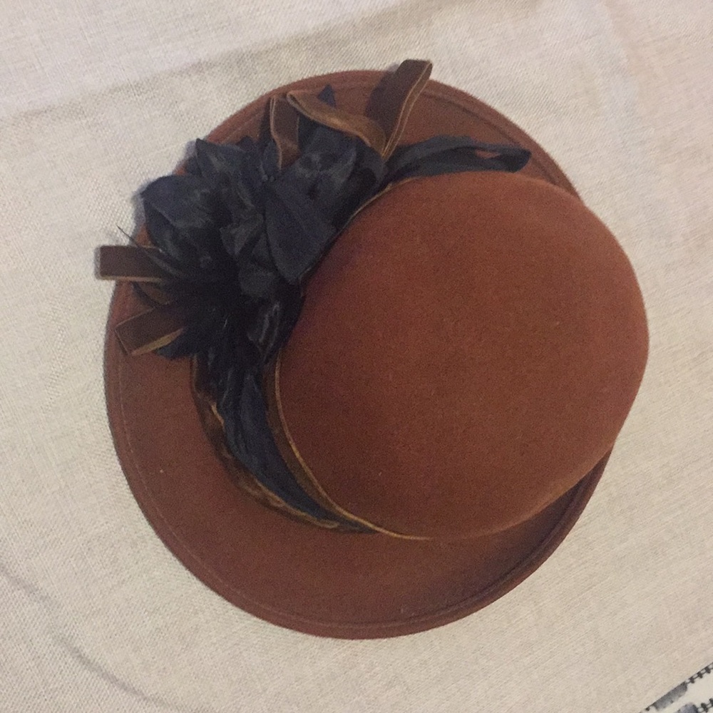 100 wool made in the USA vintage hat.